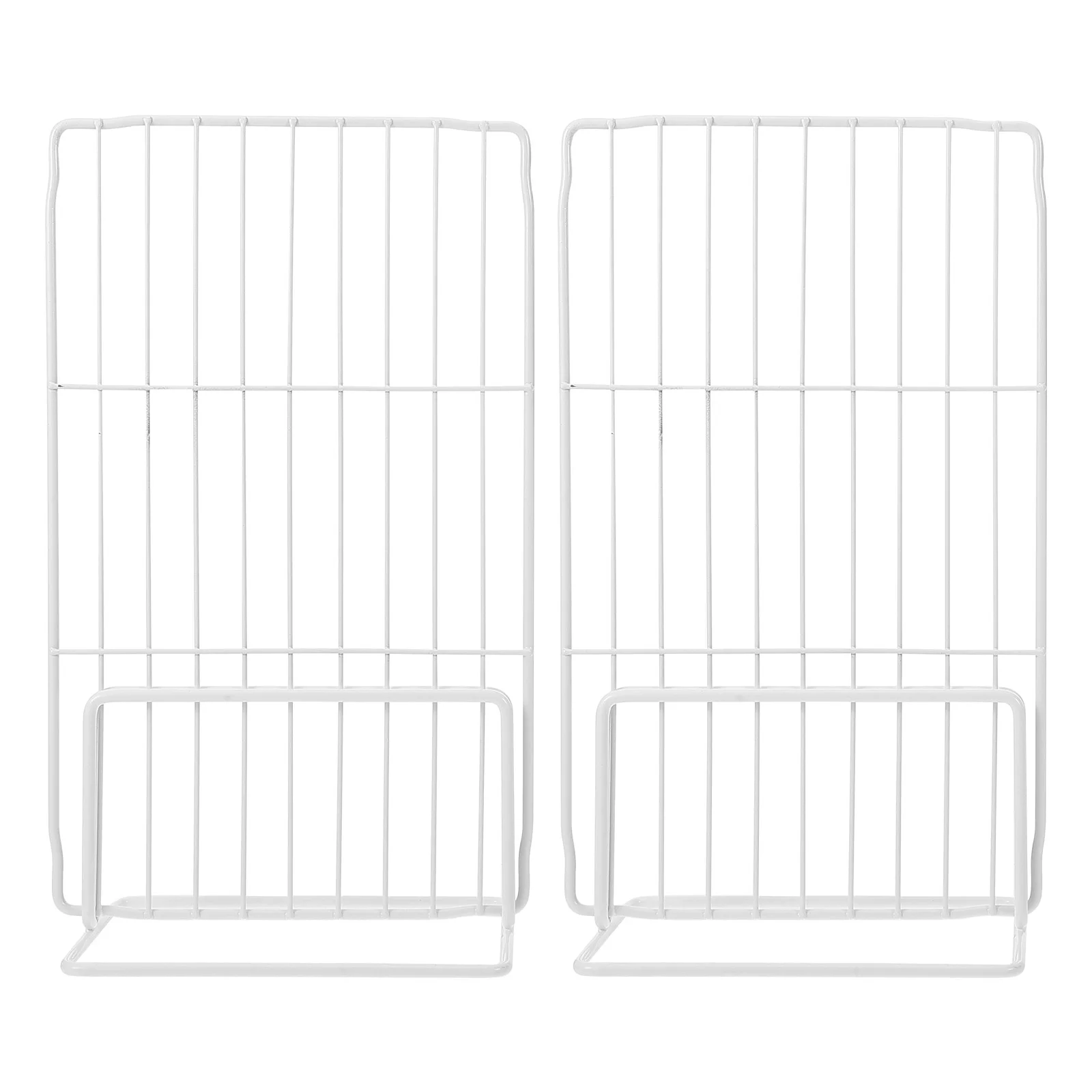 2 Pcs Refrigerator Partition Rv Fridge Dividers For Closets Shelf Iron Wire Separator Supply Cabinets Storage Baby Organizer