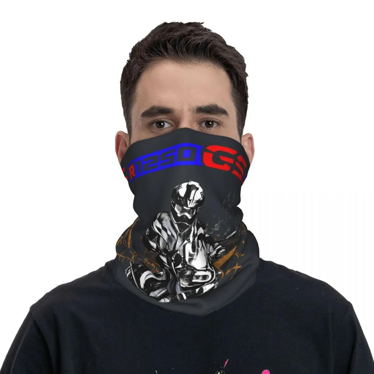 Masque facial de motocross imprimé, cagoule d'équitation unisexe, coupe-vent pour adultes, bandana de moto, cou, Hurcycles, R1250 GS