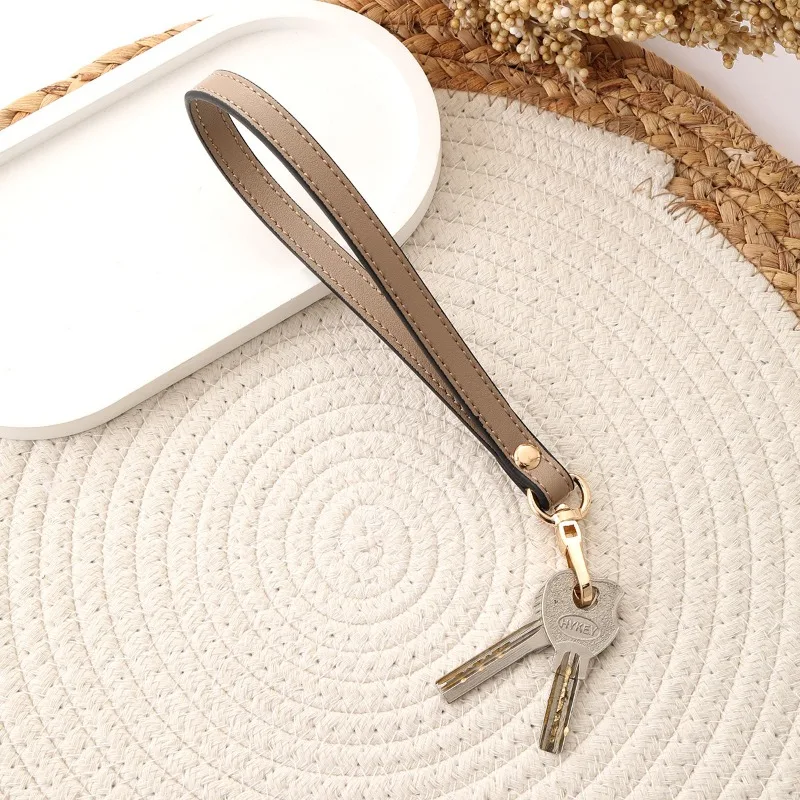 Personalisierter Logo-Schlüsselanhänger, leeres Leder, Lasergravur, personalisierte Schlüsselanhänger, Damenhandtasche, personalisierbar und Handschlaufe