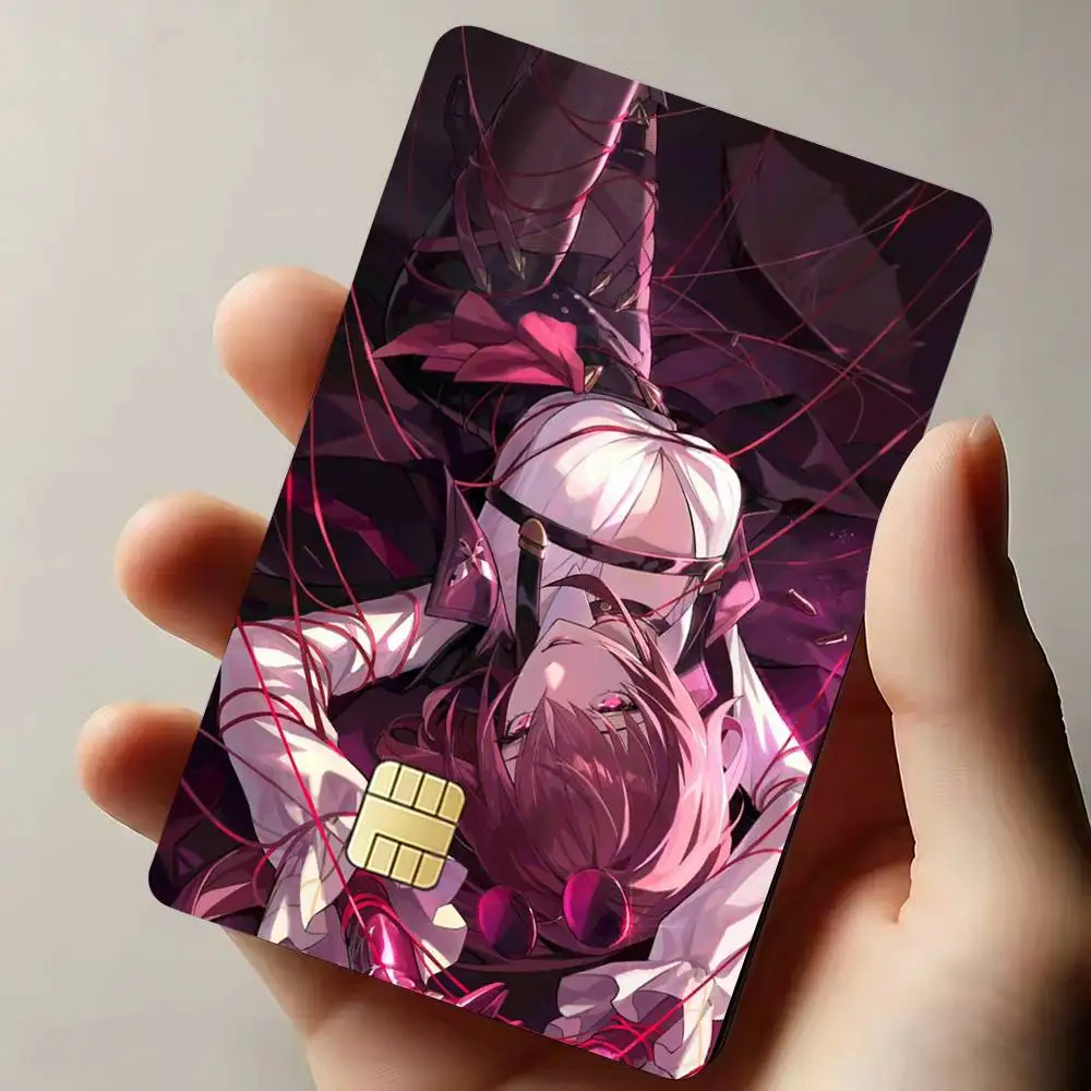 H-Honkai S-Star R-Rail Game Kafka Credit Card Skin Stickers For VISA Bank Bus Metro Access Card