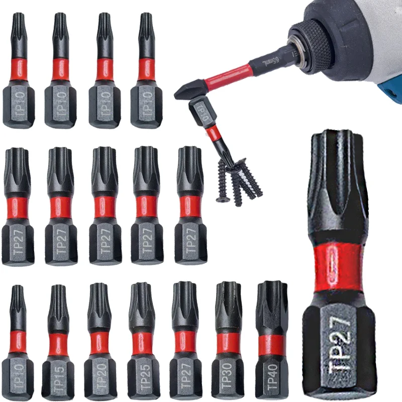 

Набор смешанных ударных отверток S2, легированная сталь, магнитные ударные отвертки, отвертки с шестигранным хвостовиком, сверла, электроинструменты