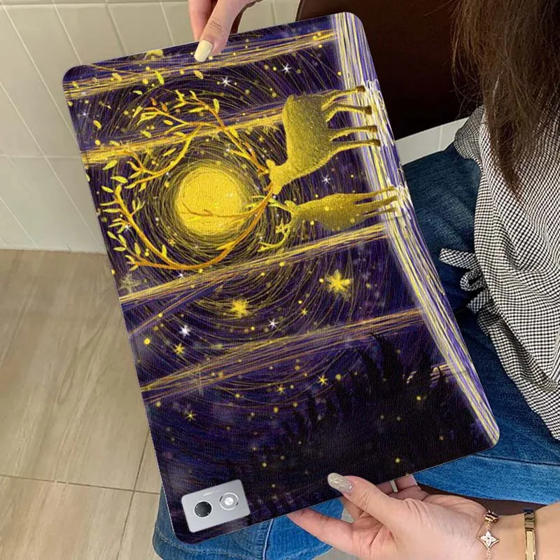 

Shining Deer Night Moon Gift For Xiaoxin Lenovo Tab Pad K11 K10 M10 P11 3rd Plus Pro Legion Y700 Y900 Gen4 2 Tablet Case