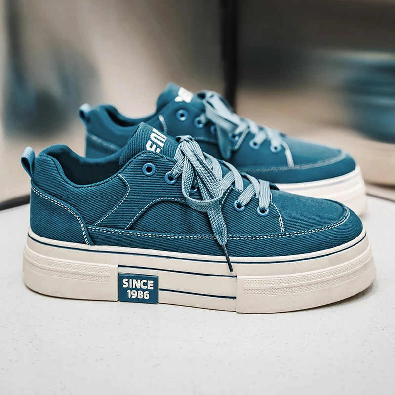 

Invisible 10cm Canvas Shoes for Men's Autumn New Breathable Sports and Leisure Versatile Board 2025 Shoes for Men