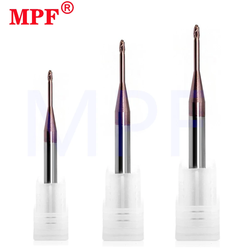 R0.5/R0.75/R1.5 Deep Groove Alloy Ball Milling Cutter Avoiding Long Neck Cutting Lengthening CNC 2F Deep Hole Steel For Metal