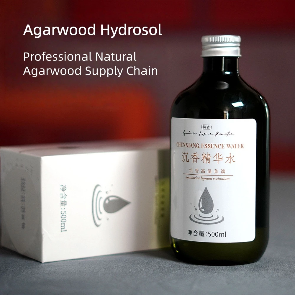 

Agarwood Essential Oil,Traditional High-Temperature Distilled Agarwood Hydrosol,500ml Single-Ingredient Agarwood Essence Water