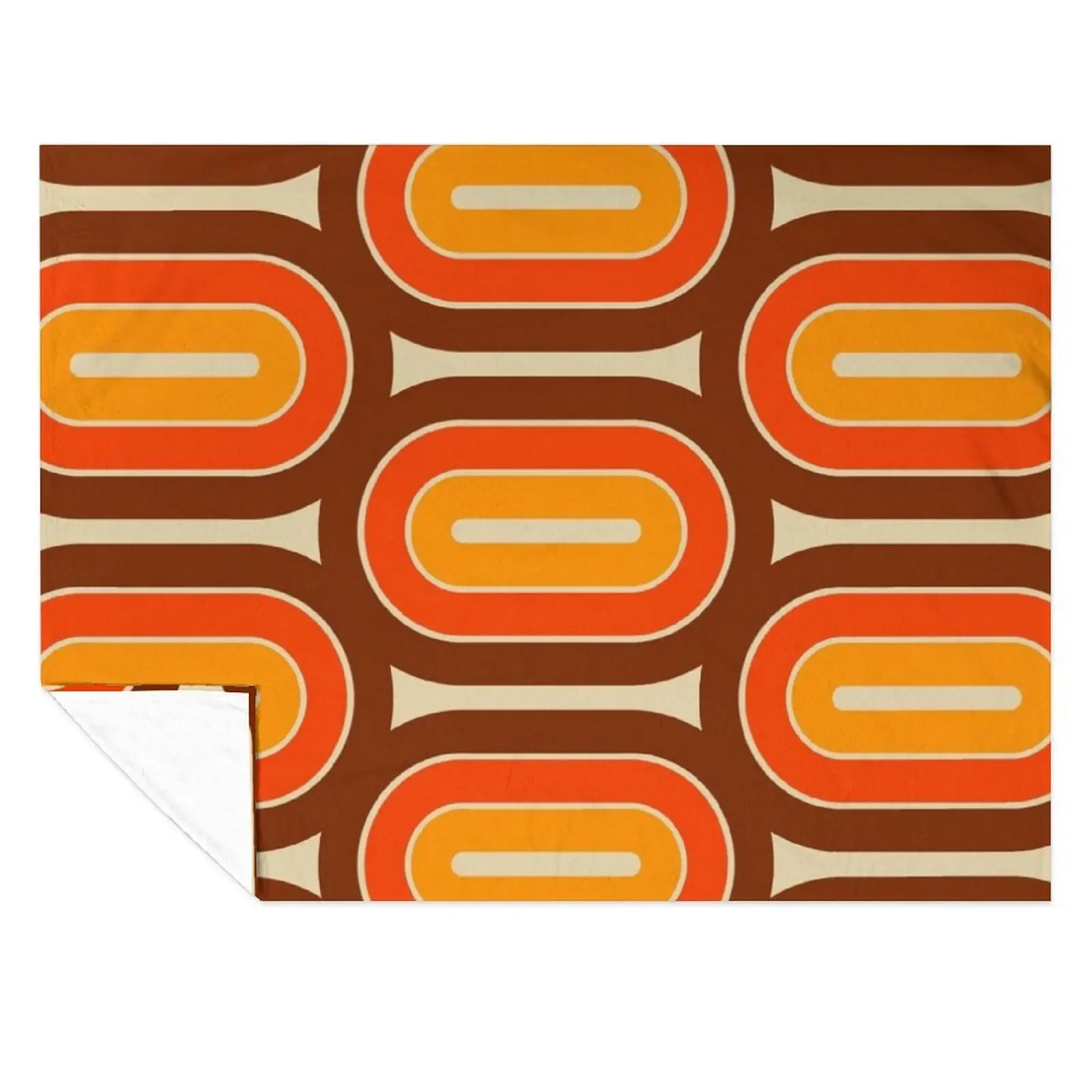 

Retro Geometric Pod Design 721 Throw Blanket Beach Fashion Sofas blankets ands Sofa Blankets