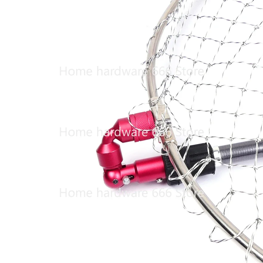 Carp Nets Tool Coarse Fishing Tilt Folding Accessories Mini Quick Release Connector Barbel Joint Aluminium Alloy Landing Net