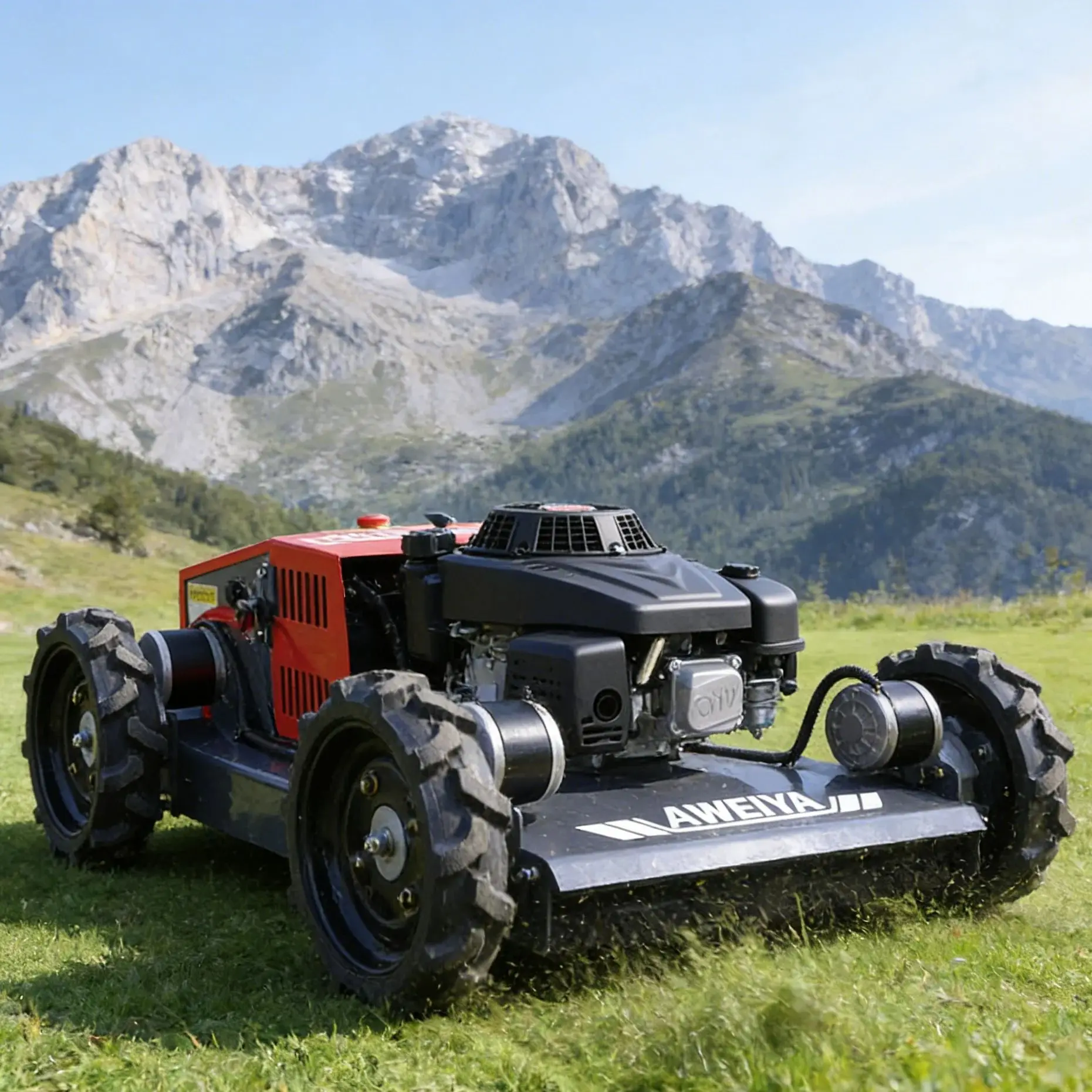 

Практичная газонокосилка с дистанционным управлением, компактная и портативная конструкция для дома, сада, заднего двора и ухода за небольшими участками.