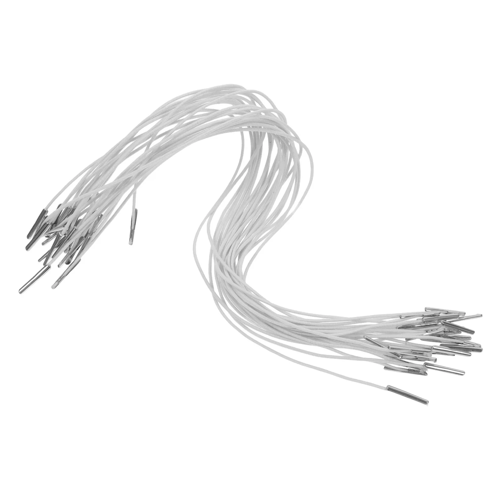 

25 шт. эластичных шнуров: универсальные круглые растягивающиеся веревки для масок, головных уборов, одежды, фиксации, а также эластичные шнуры с зубцами для рукоделия и аксессуаров