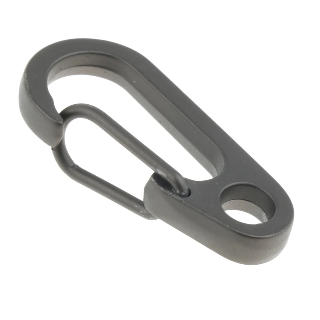 10Pcs Mini Carabiner Clip Snap Spring Clasp Hook Keyring Camping Karabiner 15kg Carabiners Daily use Outdoor Hiking Tools