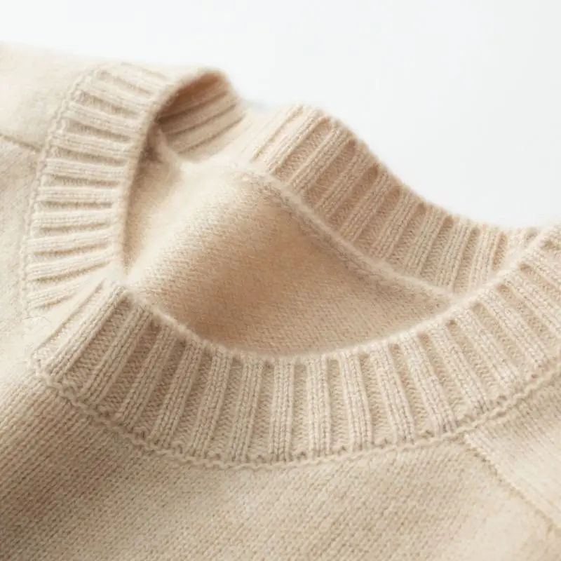 Round Neck Thickened Knitting Jumpers Long Sleeve Blouse Pulls Femmes Ropa De Mujer Knitwear Warm Winter Women's Sweater