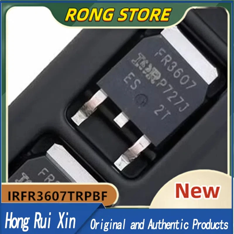 5pcs FR3607 New and Original IRFR3607TRPBF  IRFR3607 TO-252 75V 80A