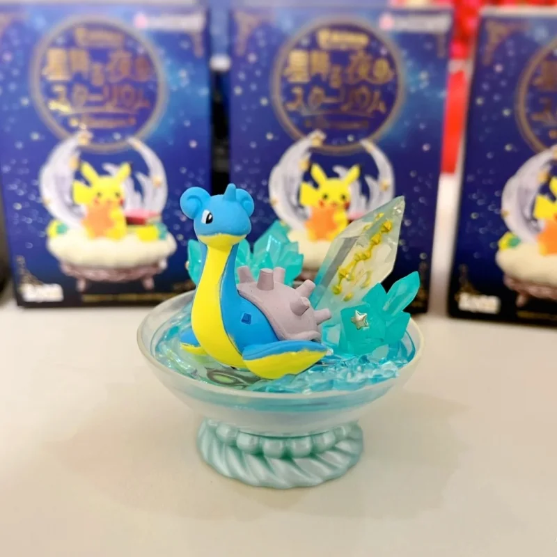 New Pokemon Starlit Sky Pikachu Gardevoir Umbreon Espeon Jirachi Lapras Blind Box Gifts Toy Model Anime Figures Collect Ornament
