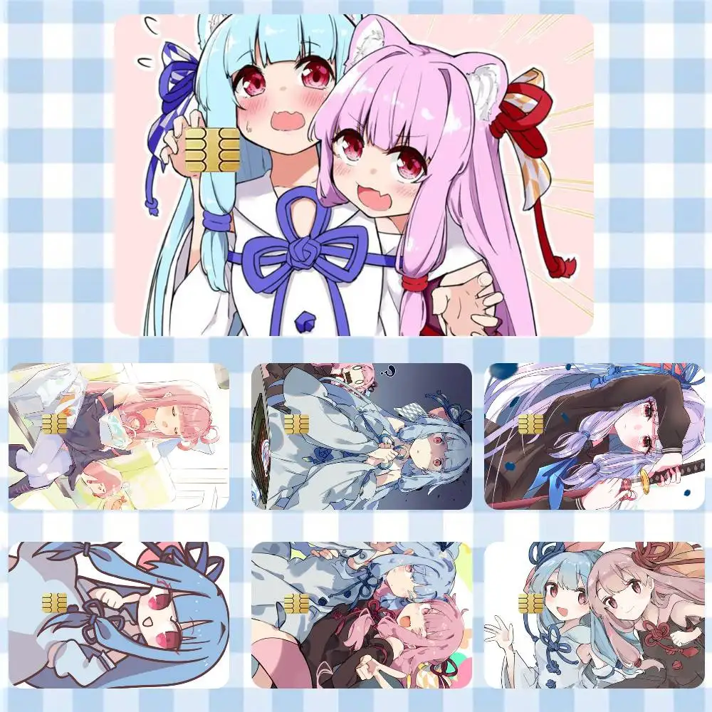 

Kotonoha Akane Kotonoha Aoi Sticker Film Tape Skin for Credit Card Debit Card Waterproof Stickers
