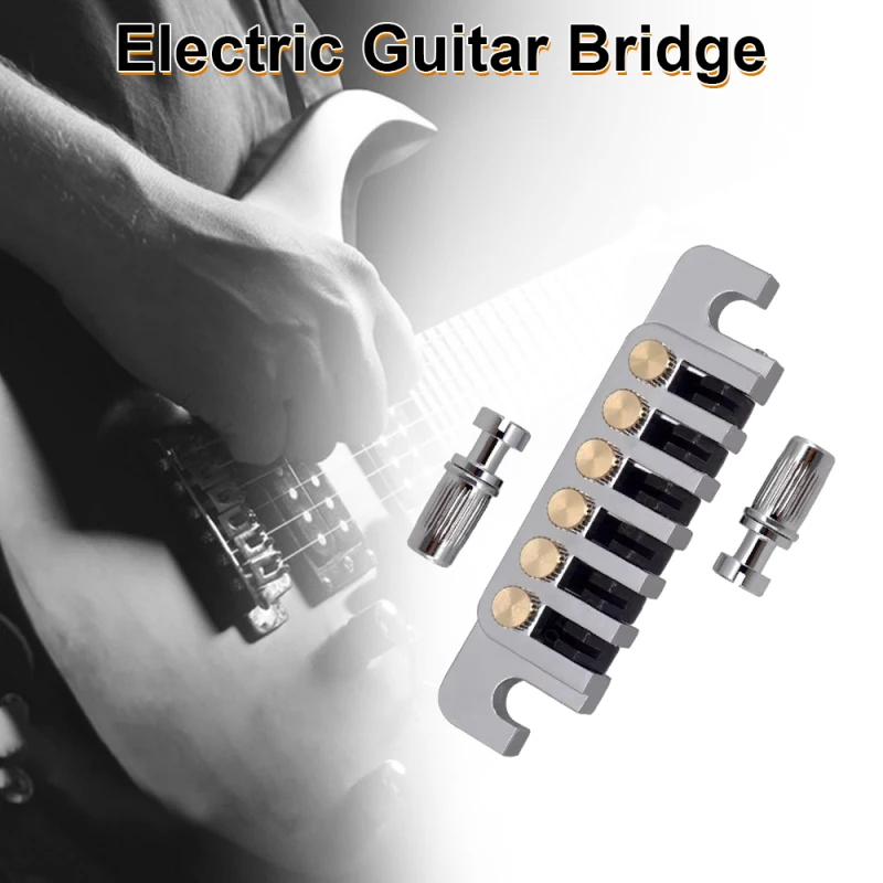 LP Electric Guitar TP-6 Bridge Frame Sop Rod Retro Bridge Tailpiece Tail Piece Reversible String Code for Les Paul/SG/ES/EPI