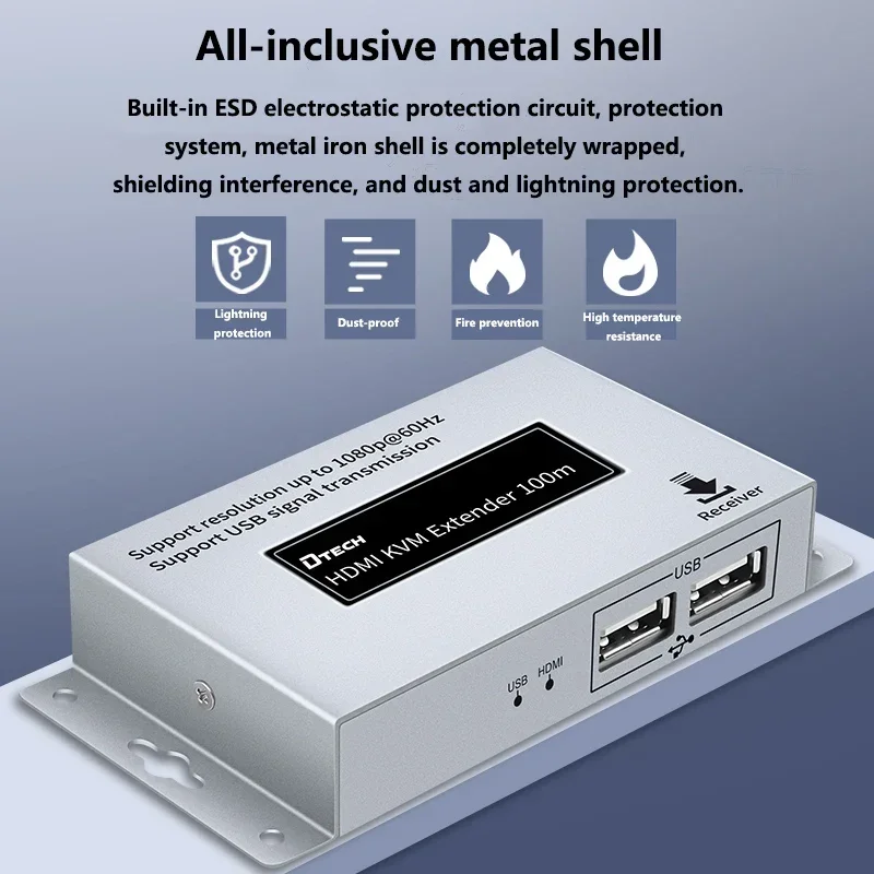 

2026 Mini hdmi HDMI USB 2.0 KVM Extender 50m Home Audio Video & Accessories