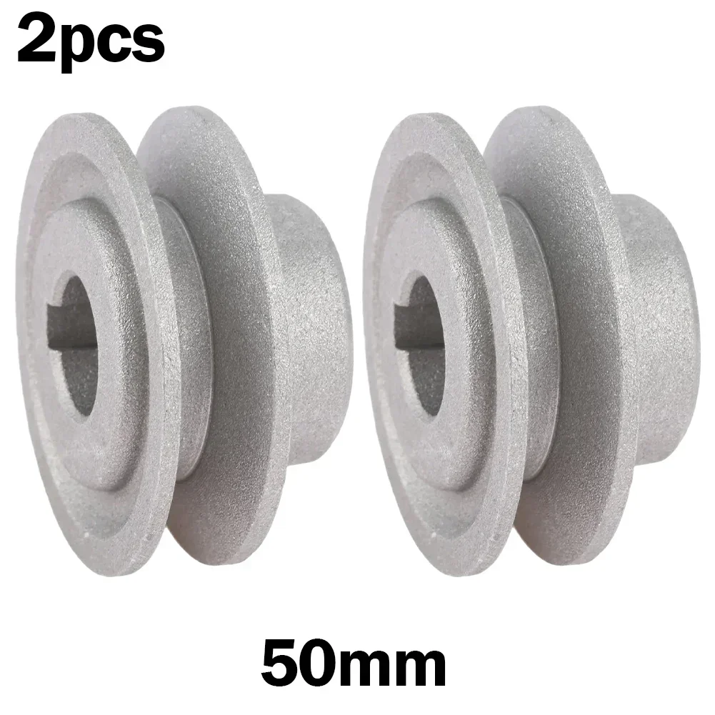 Poulie de moteur d'embrayage pour machine à coudre industrielle, fournitures de couture en déclin, bricolage, nouveau, 40mm, 50mm, 55mm, 60mm, 65mm, 2 pièces