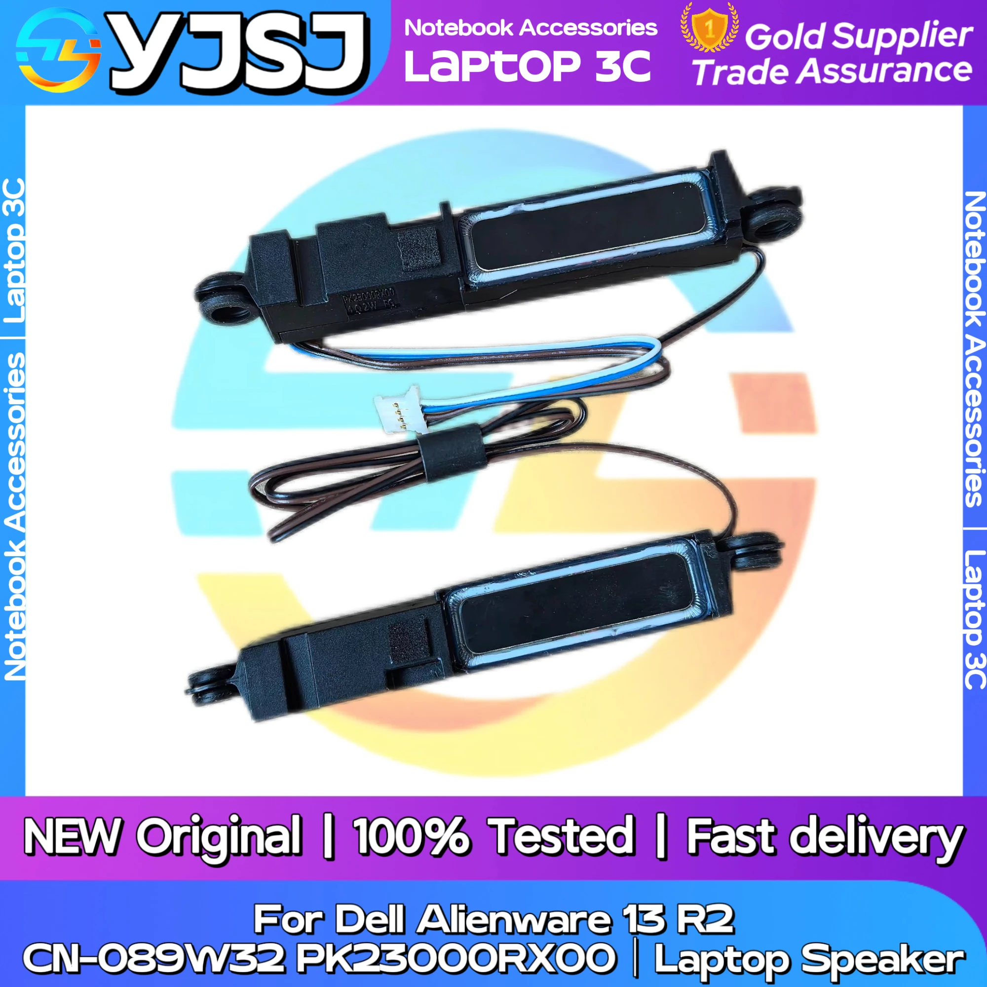 

New Original Laptop Notebook Audio Speaker For Dell Alienware 13 R2 built-in speaker horn audio CN-089W32 PK23000RX00