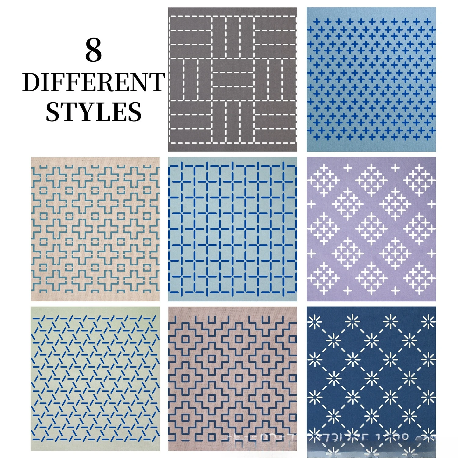 8 Parçalık Nakış Şablonu Seti, - Embroidery Threads incelemesi ve fiyatı