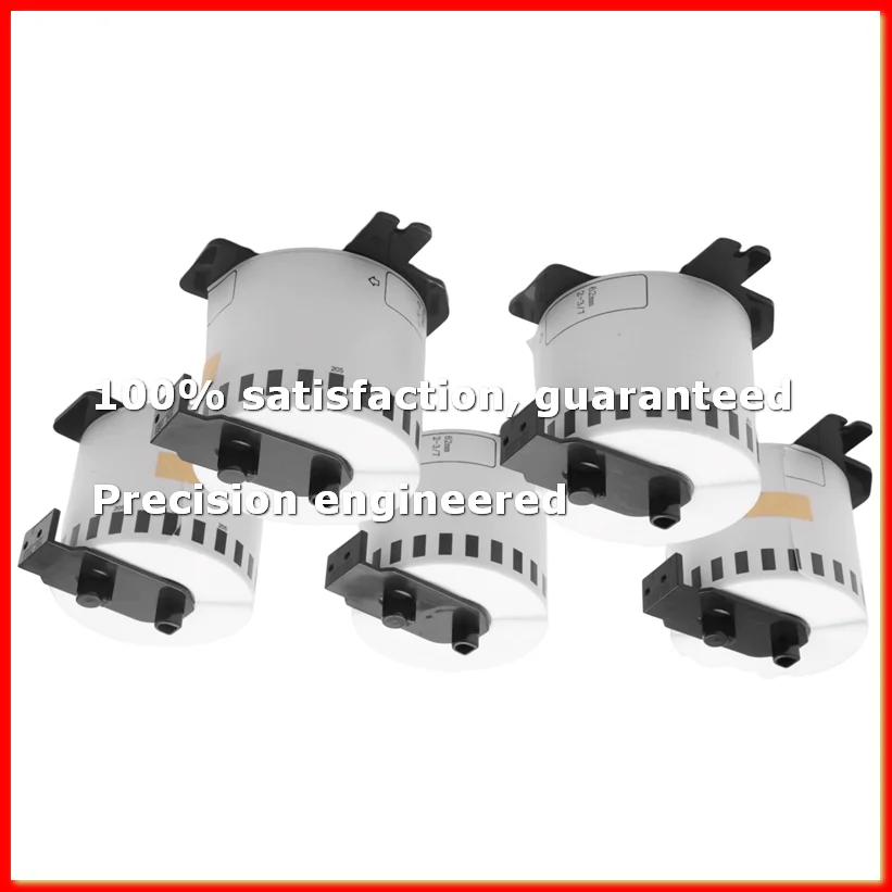 

5X for -22205 Printer Labels 62Mm Roll+Spool for QL-560 QL-570-A79M