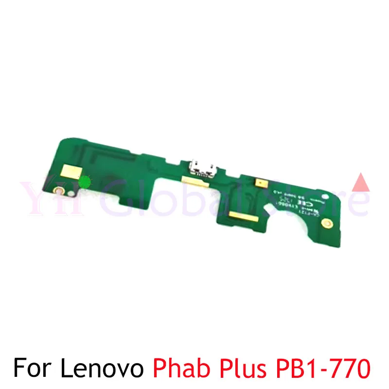 Для Lenovo Phab Plus PB1-770 PB1-770N PB1-770M USB зарядный док-разъем плата гибкий кабель запасные части