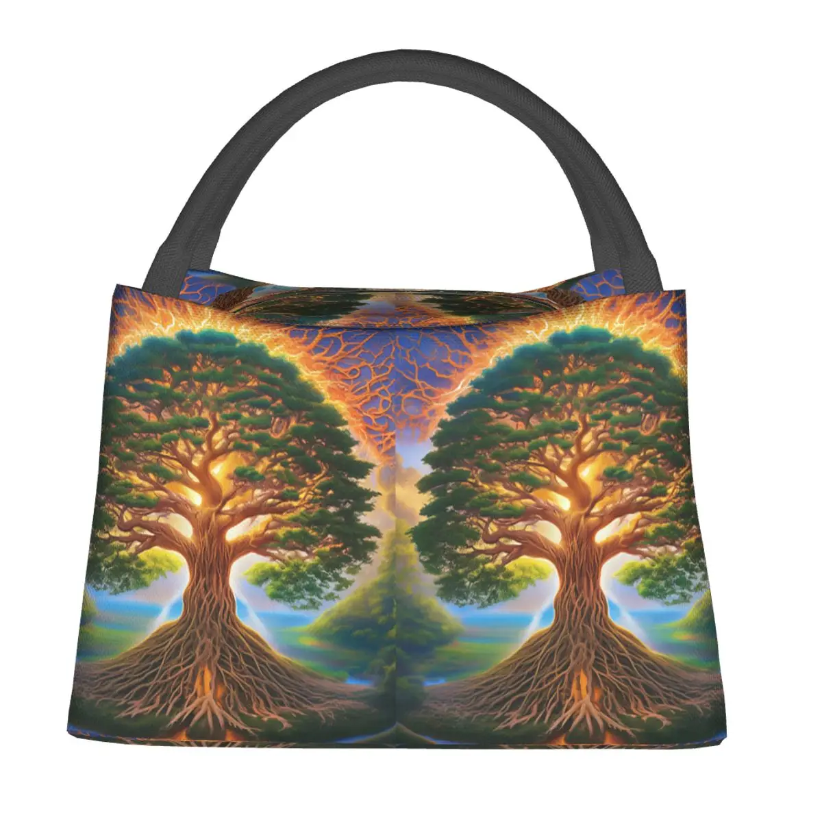 Biblical World Tree Of Life Insulated Lunch Bag for Women Children Leakproof Food Boxes Thermal Lunch Box Tote