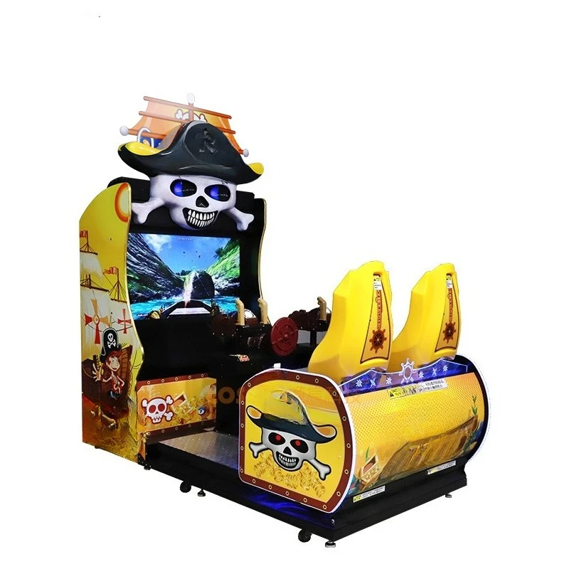 Car game machine pirate treasure coin game simulation racing machine