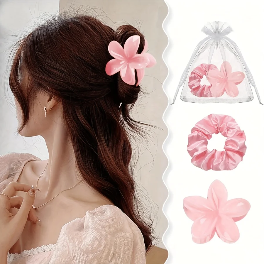 3/15/30-teiliges Brautjungfern-Geschenkset | Blumenclips, Satin-Stirnbänder für Junggesellinnenabschied, Hochzeit, Geburtstag – Detail 7
