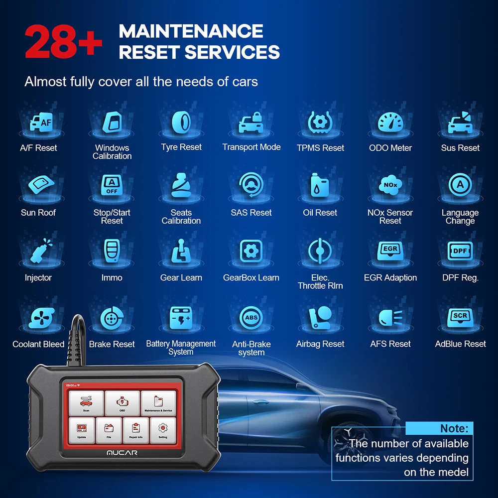 MUCAR CS90 Car Diagnostic Tools Obd2 Scanner 28 Maintenance Reset Services ECM Lifetime Free For All Obd 2 Auto Diagnosis Tools