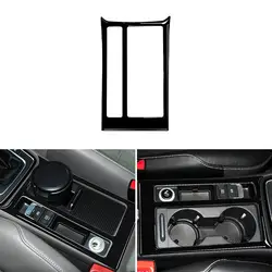 For VW Golf 7 MK7 VII 2013 2014 2015 2016 2017 Carbon Fiber Car Center Console Control Water Cup Holder Panel Cover