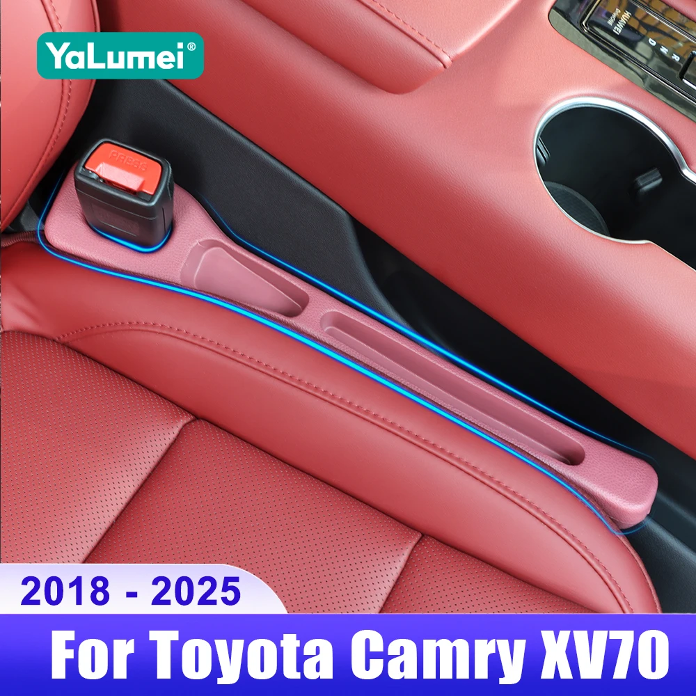 

For Toyota Camry XV70 2018 2019 2020 2021 2022 2023 2024 2025 Camry 70 Hybrid Car Seat Gap Crevice Storage Box Accessories