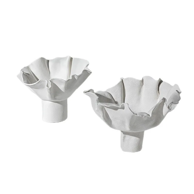 زخرفة أطباق فاكهة سيراميك جديدة على الطراز الصيني، وخزانة مشروبات لغرفة المعيشة على طراز Zen، وحرف تزيين منزلية ناعمة #1