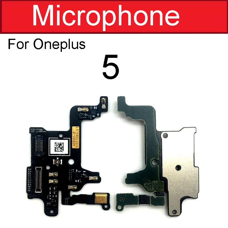 Microphone Board For OnePlus 1+ 1 2 5 5T 6 6T 7 Pro Microphone MIC Board Connector Flex Cable Parts