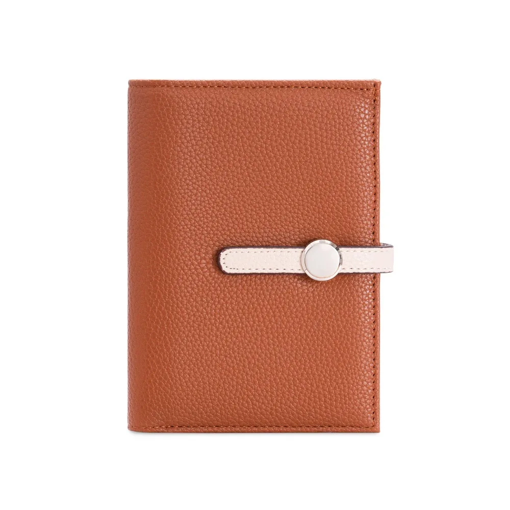 

Portable Card Holder PU Passport Bag Passport Cover Airplane Check-in Travel Wallet Multifunctional Card Case Storage Bag Men