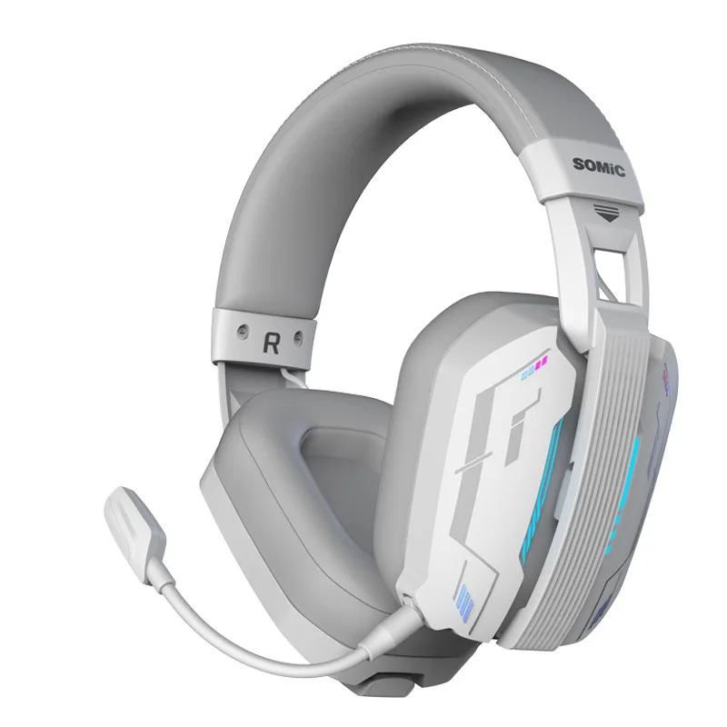 MH201 Wireless Headset 2.4G Wired the third mock examination Game Music Microphone