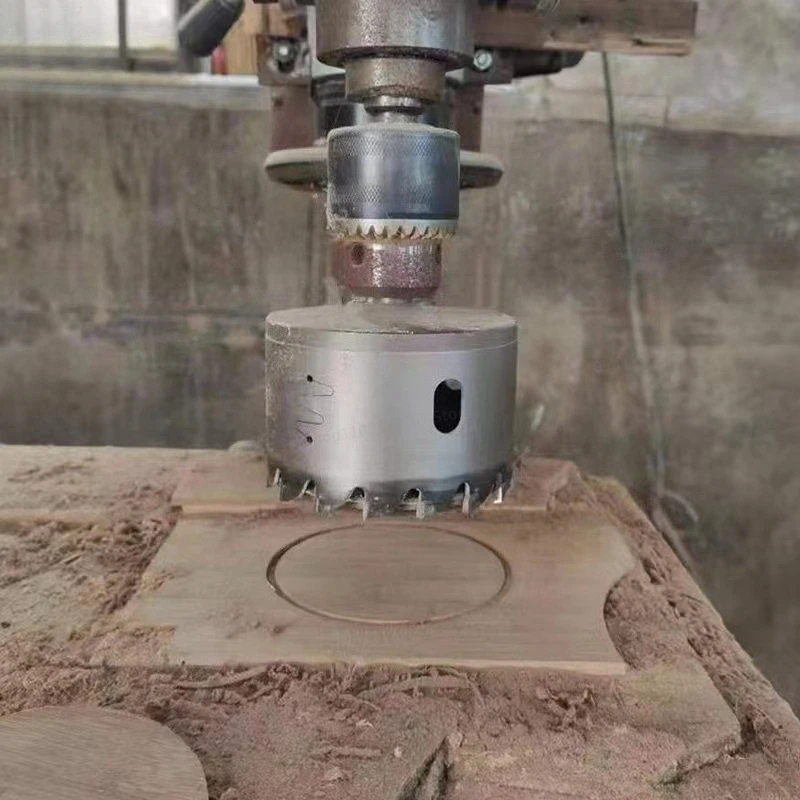 For Hole Opener for Wood Cake Drilling Poo Alloy Cylindrical Wood Drilling Knife Tool