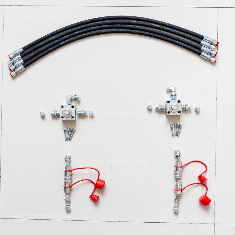 Mini Excavator Quick Coupler Three-way Throttle Valve, Universal Fitting Replacement Parts Small Digger