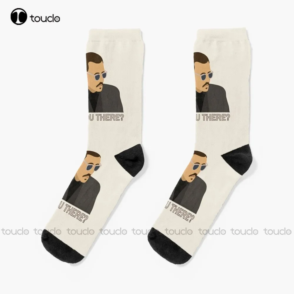 Were You There? - Johnny Depp Socks Mens White Socks High Quality Cute Elegant Lovely Kawaii Cartoon Sweet Cotton Sock Colorful