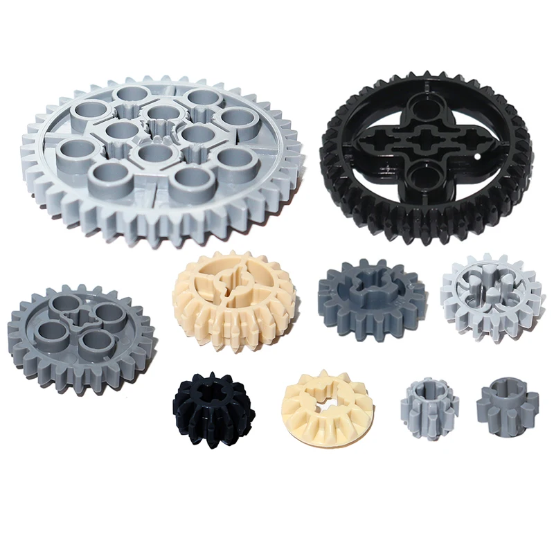 MOC Parts Gear Bulk Bricks 3649 3648 3647 10928 32498 32269 32270 32198 6589 4019 94925 3650 46372 Technical  Building Blocks