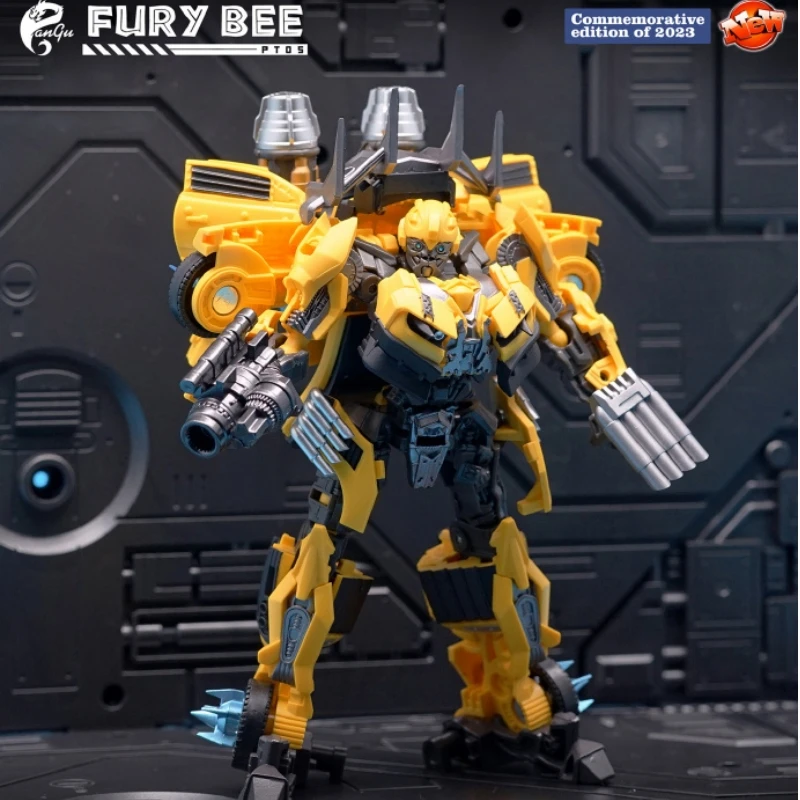 

In Stock Transformation Pangu Model Toys Bumblebe Pt-05 Pt05 Fury Bee Action Figure Robot Toys Gift