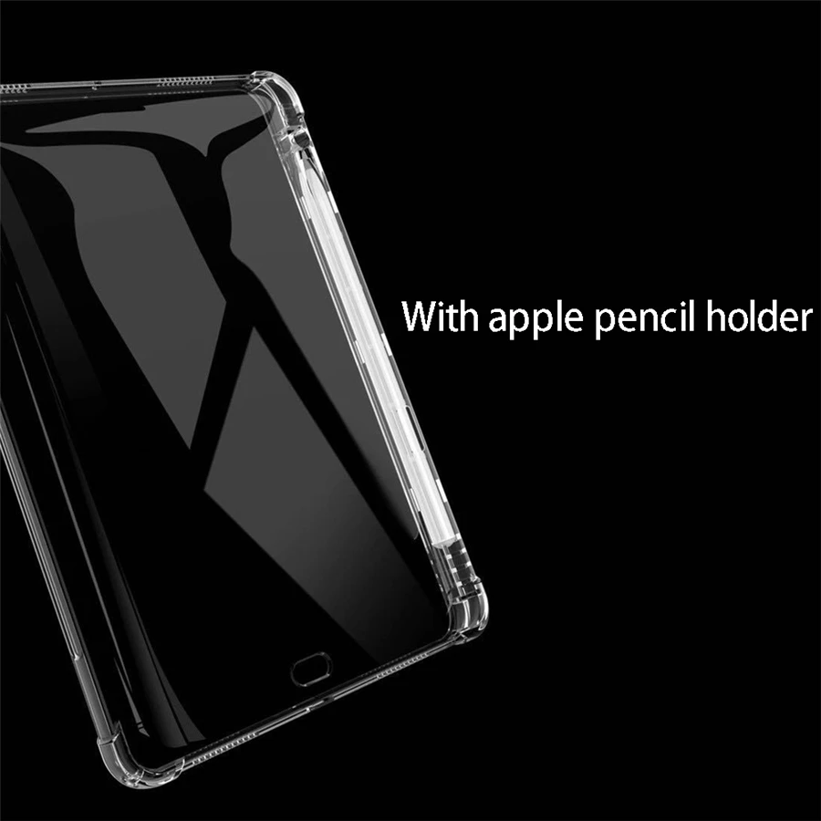 Klare Hülle für Ipad Pro 11 12,9 10,5 9,7 9. Generation mit Stifthalter-Abdeckung Ipad Mini 6 Air 5 4 3 2 1 10. 8 7 5 Tpu-Hülle – Detail 6