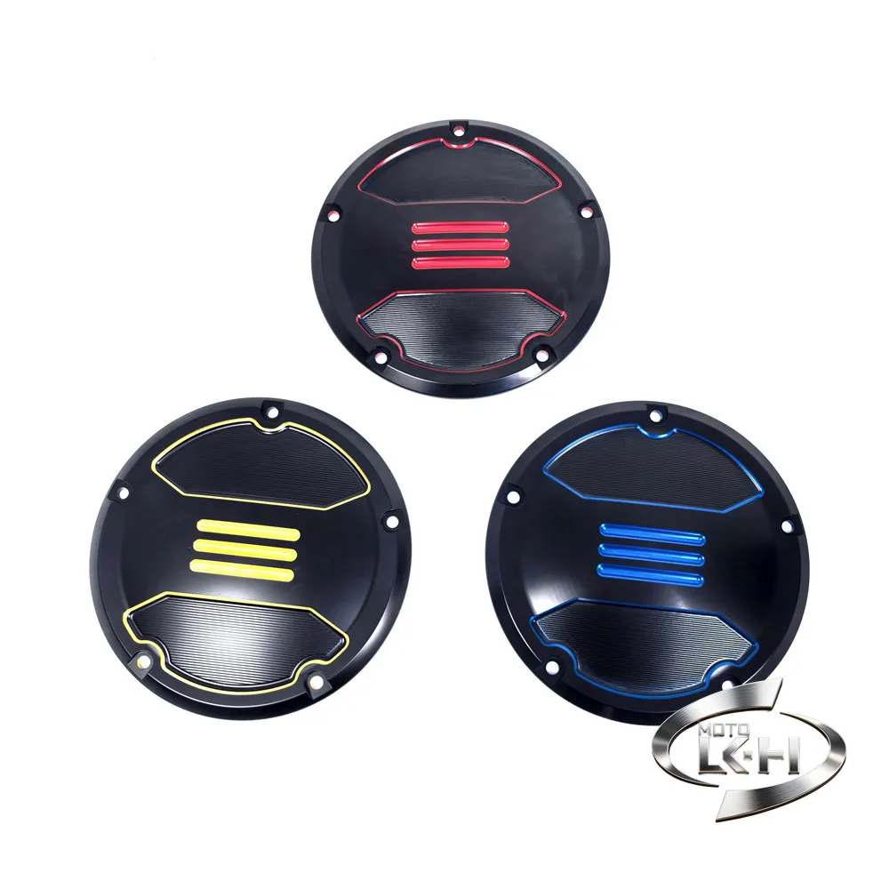 Golden deeply concave clutch side cover For Harley Touring Street Glide Road King 114 cvo FLHX FLTRX Special FLTRXS 16-24