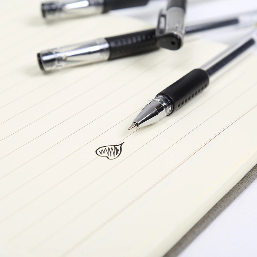 

12pcs Gel Pens Smooth Medium Point Pens For School Office Business Use Stationery Gift Friends Family Coworkers