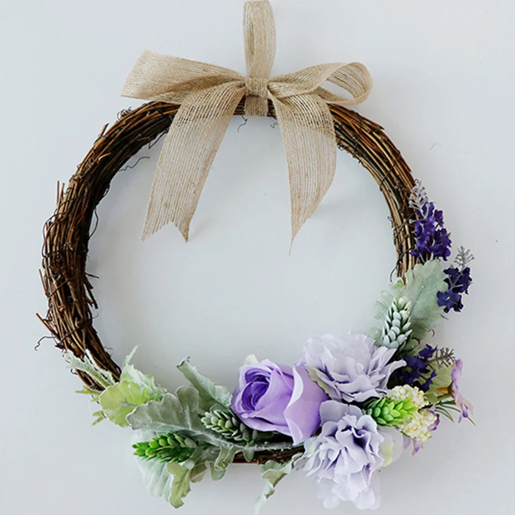 

30Cm Artificial Rose Wreath Eco-Friendly Garland Door Wedding Wall Decoration Simulated Plant Hanging Adornment