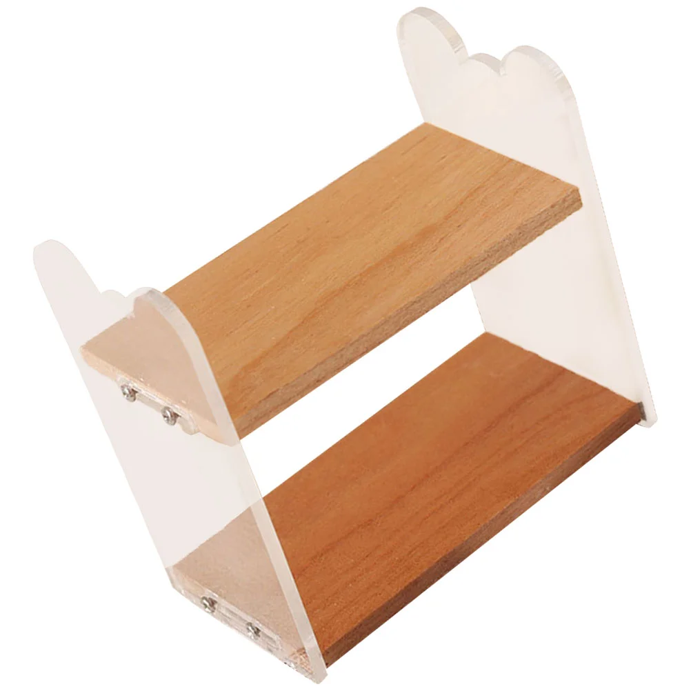 Miniature Decorations Storage Rack Book Shelves Furniture Desktop Miniatures Bookshelf