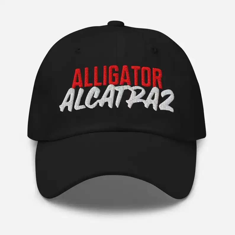 

Alligator Alcatraz Hat – Embroidered Dad Cap