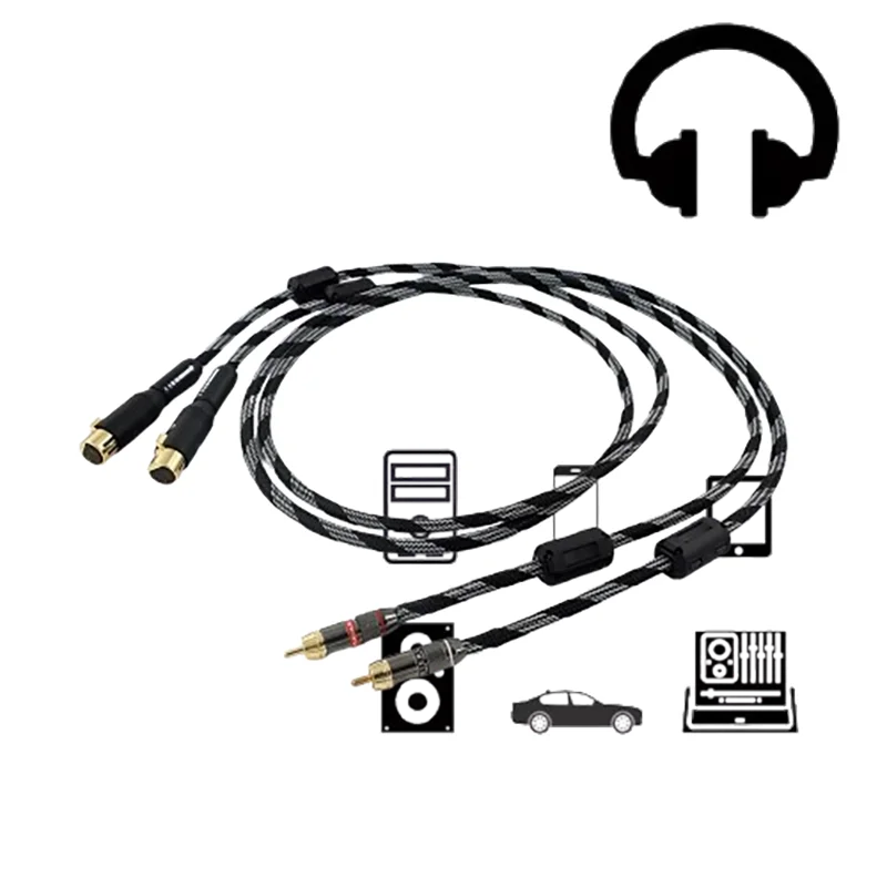 

Reference RCA-XLR F Interconnect: Ag-Plated Dual-Shielded Balanced Link​