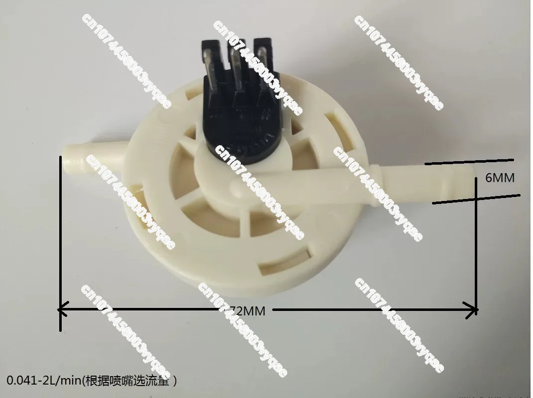 Turbo AB32 Coffee Machine Liquid Flow Sensor Hall Pulse Water High Precision Miniature Flowmeter