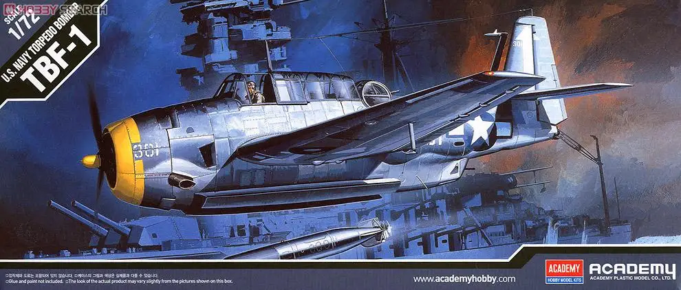 

Academy 12452 1/72 TBF-1 Avenger (Plastic model)
