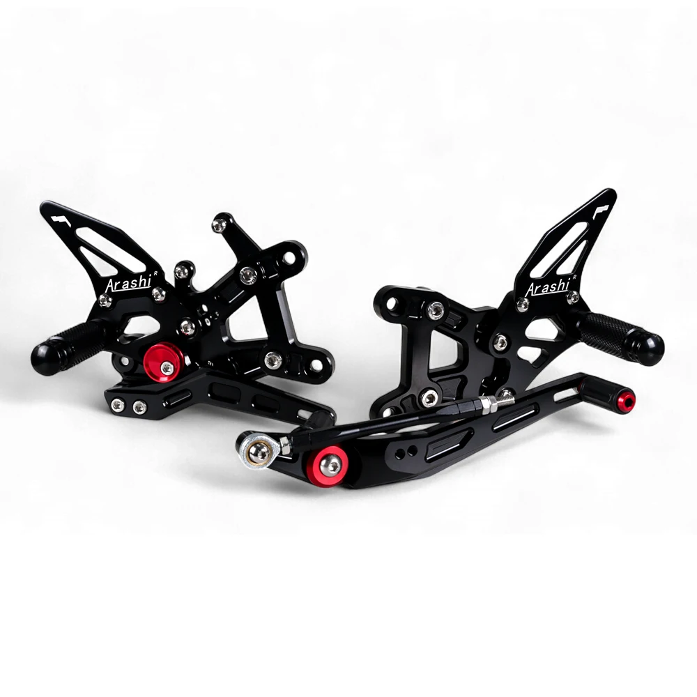 دراجة نارية CNC قابل للتعديل الخلفية مجموعة Rearsets مسند القدمين مسند القدم لهوندا CBR1000RR-R-SP 2021-2025 #3